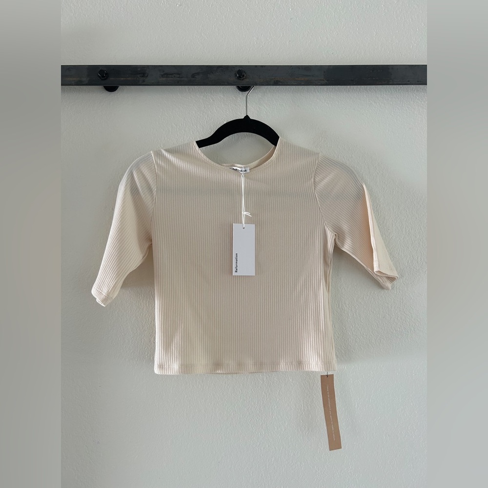 Reformation Ribbed Top